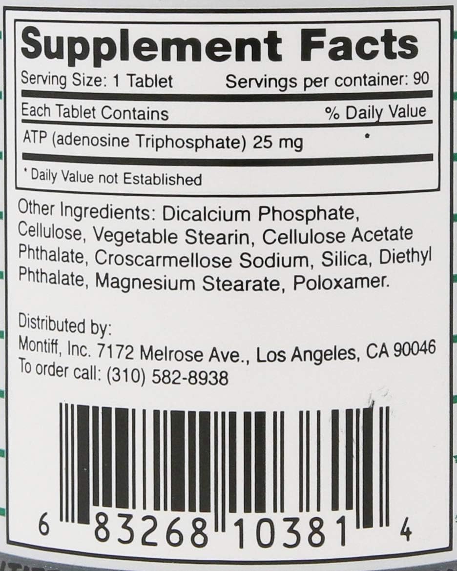 Montiff ATP 25 mg 90 comprimidos