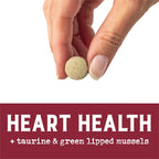 EverRoot Suplemento para el Corazón de Perros - Comprimidos Masticables con Taurina y Mejillón de Labio Verde