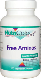 NutriCology FreeAminos, 100 Cápsulas