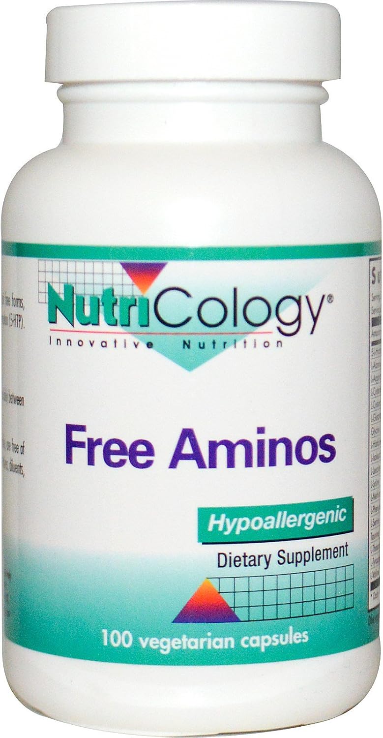NutriCology FreeAminos, 100 Cápsulas
