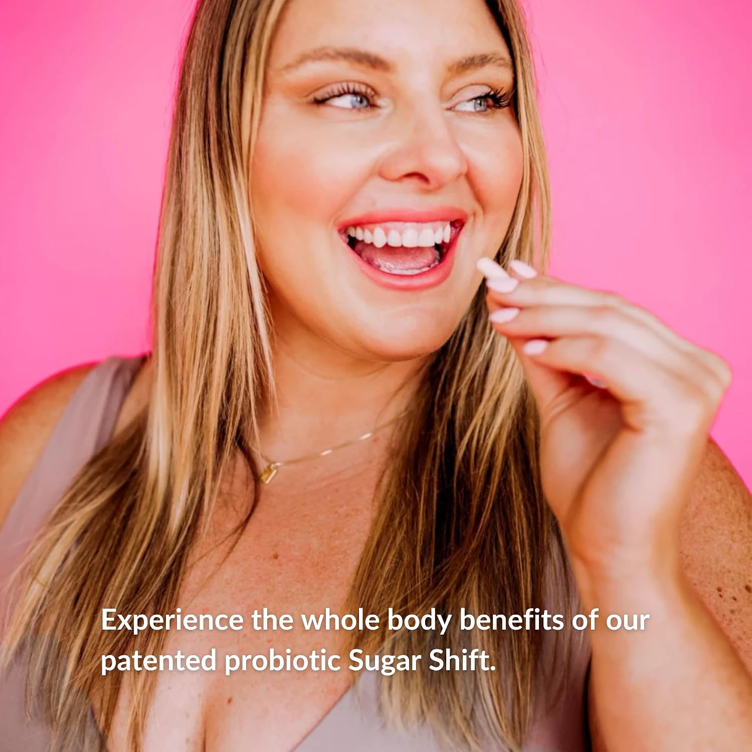 BiotiQuest Sugar Shift Probiótico - Reduce Antojos de Azúcar y Carbohidratos, 22B UFC, 60 Cápsulas