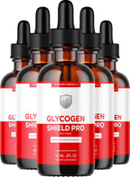 (5 Pack) Glycogen Shield Pro - Gotas de Glycogen Shield Pro, Gotas de GlycogenShield Pro, Soporte GlycogenShield Pro, Soporte Glycogen Shield Pro, Suplemento Glycogen Shield Pro, 5 Botellas para 150 Días