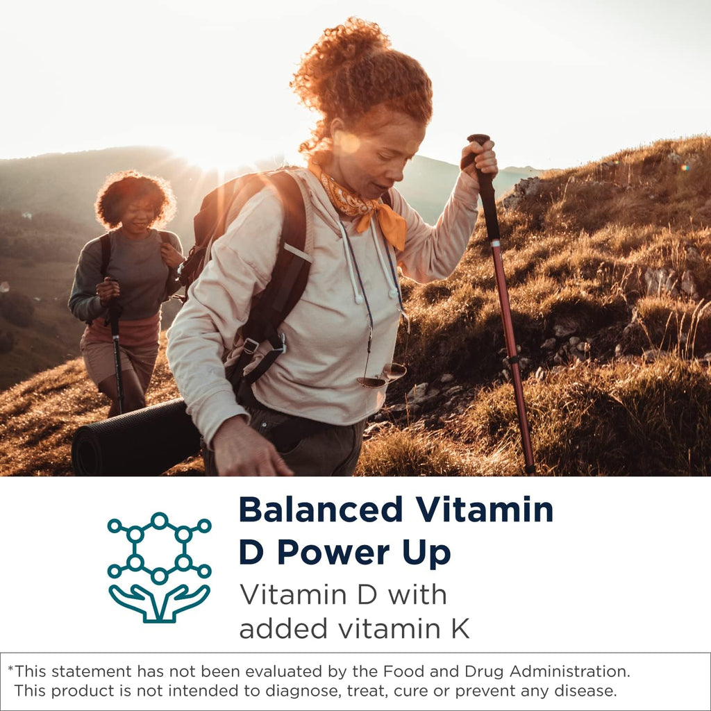 Designs for Health Vitamin D Synergy - Vitamina D3 2000 UI con K1 y K2 - 120 Cápsulas