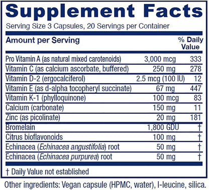 Vitanica Opti-Recovery – Soporte – Cuidado de la piel y tejidos: La vitamina C contribuye a la formación normal de – Image 2