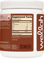 Wellah Colostrum Sabor Rocky Road (50 Dosis) - Endulzado con Stevia, 3g de Calostro por Dosis, Complemento Alimenticio