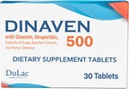 Dulac Dinaven 500 - Suplemento Dietético con Diosmina Micronizada y Hesperidina - 120 Comprimidos