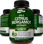 NutriFlair Bergamota Orgánica 1400mg (25:1) - 120 Cápsulas