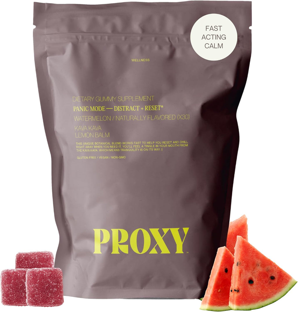 PROXY Calm Gummies Bundle 4 Pack | Suplemento Vegano para la Calma y el Sueño (120 Gominolas)