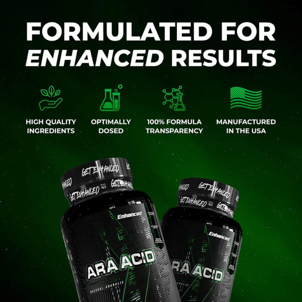 Enhanced Labs Ácido Araquidónico 350mg - 120 Cápsulas