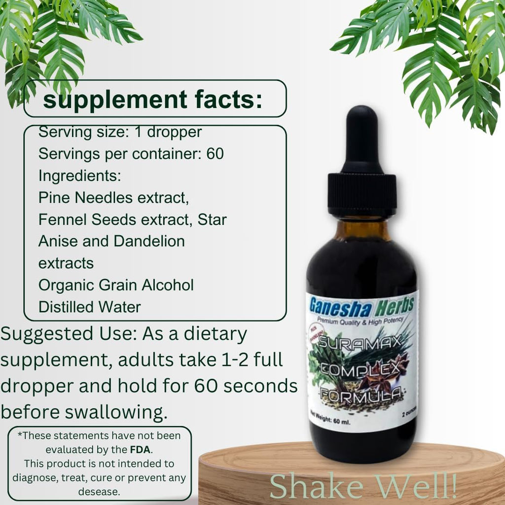 SURAMAX Fórmula Compleja de Agujas de Pino Tintura - 59 ml
