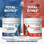 Twin Pack - Probióticos y Enzimas Digestivas para Perros y Gatos: Total-Zymes y Total-Biotics (2x 226 g)