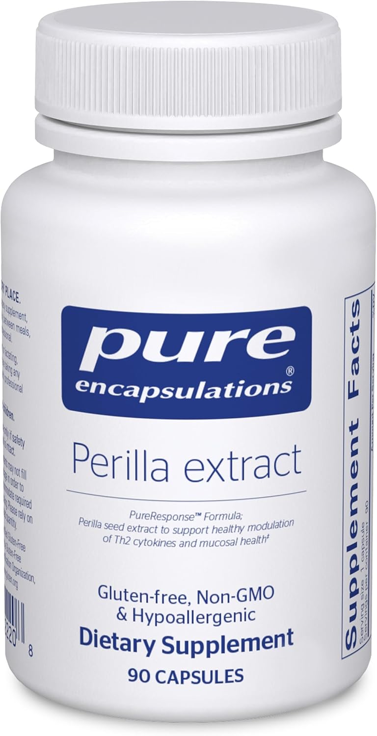 Pure Encapsulations Extracto de Perilla | Apoyo a la Salud de las Mucosas | 90 Cápsulas