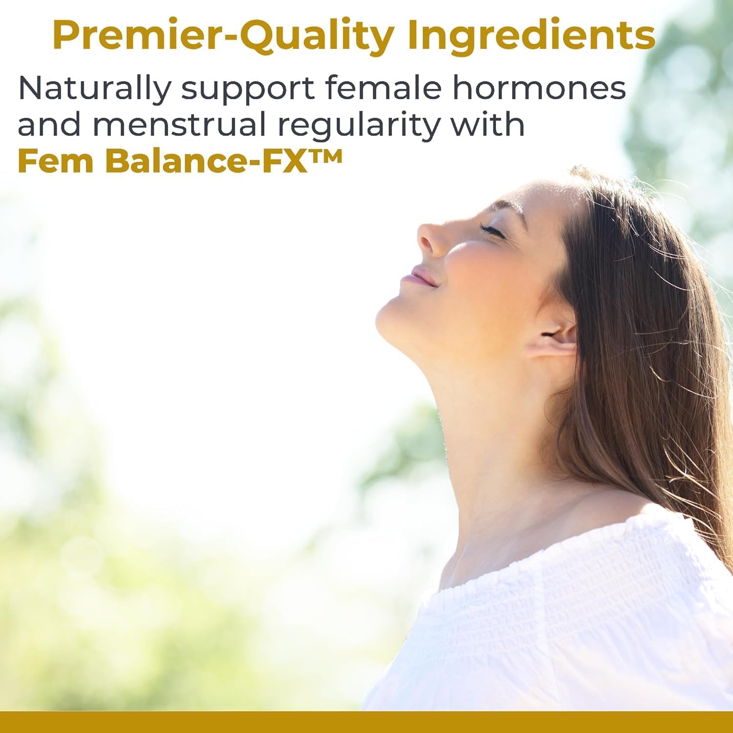 Premier Research Labs Fem Balance FX - Suplemento Dietético con Extracto Orgánico de Baya de Saúco, Cardo Mariano y Cúrcuma - 60 Cápsulas Vegetarianas