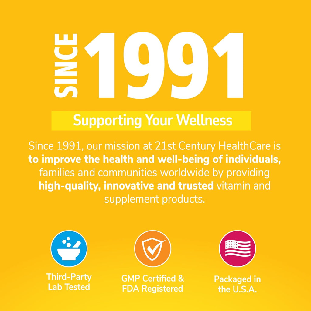 21st Century Biotina 10,000 mcg, 120 Comprimidos