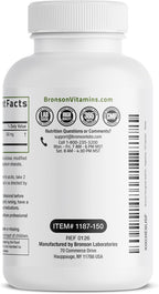 Bronson Fenugreek Seed Powder Capsules Extra Strength, 150 Cápsulas