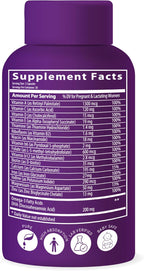 BioImmune Ultra Strength – Vitaminas Prenatales de Alta Biodisponibilidad con Folato Metilado, Ácido Fólico, DHA Omega 3