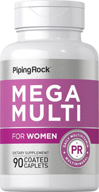 Piping Rock Multivitamínico para Mujeres, 90 Comprimidos