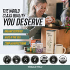 Organic Plant D3 + K2 | 5000 UI D3 + 120 mcg K2 All-Trans MK7 de MenaQ7® - 100% Alimento Integral, Crudo y Vegano | Prebiótico y Superfood Complex – D3 de Algas Orgánicas (60 Cápsulas)