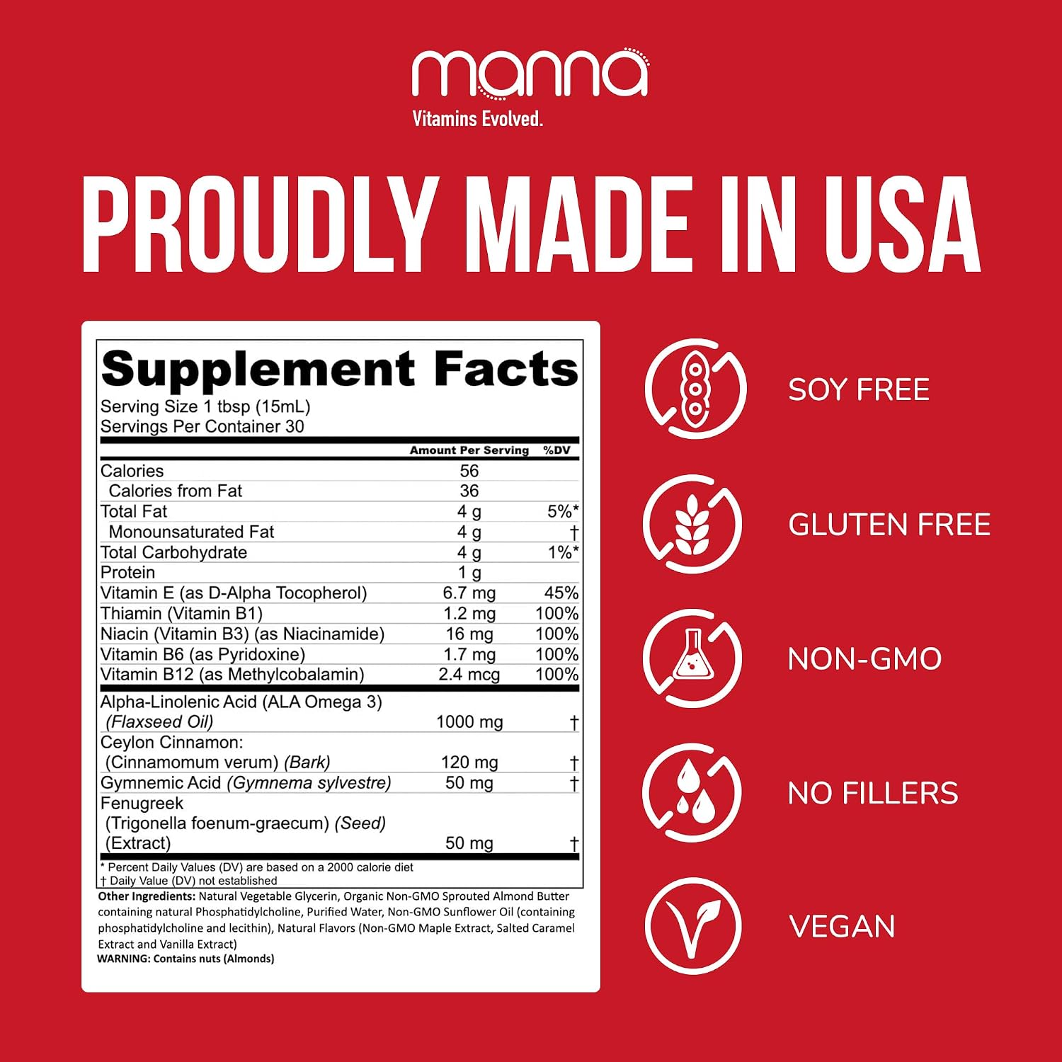 Manna Vitamins Evolved - Complejo Liposomal para el Azúcar en Sangre
