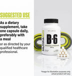 NutraBio Vitamina B6 P5P (Piridoxal 5-Fosfato) 100 mg por dosis - 60 cápsulas vegetales