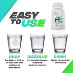 Essential H2 Tabletas Efervescentes de Hidrógeno Molecular para Agua (Sin Sabor, 30 Servicios)