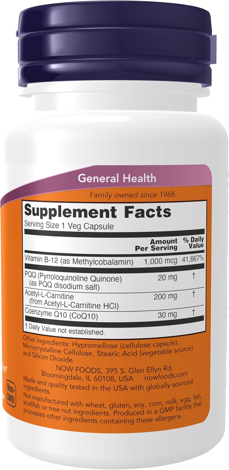 PQQ Energy - 30 Vegetable Capsules