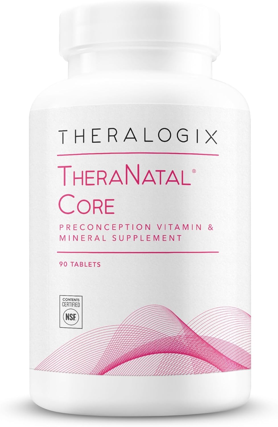 Theralogix TheraNatal Core - Suplemento vitamínico preconcepción - 90 comprimidos