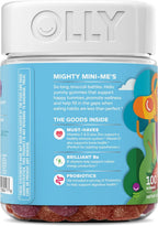 OLLY Kids Multivitamin & Probiotic Gummy – Gomitas Multivitamínicas con Probióticos para Niños, Sabor Bayas, 100 unidades