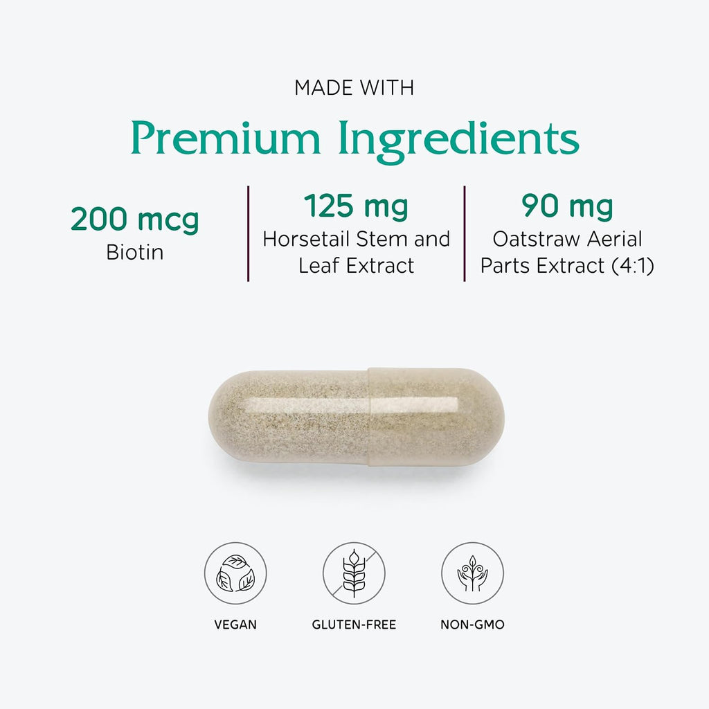 Vitanica Luminous - Hair, Skin & Nails Supplement - 60 Vegan Capsules