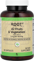 Vitacost Root2® 42 Fruits and Vegetables, 90 Capsules