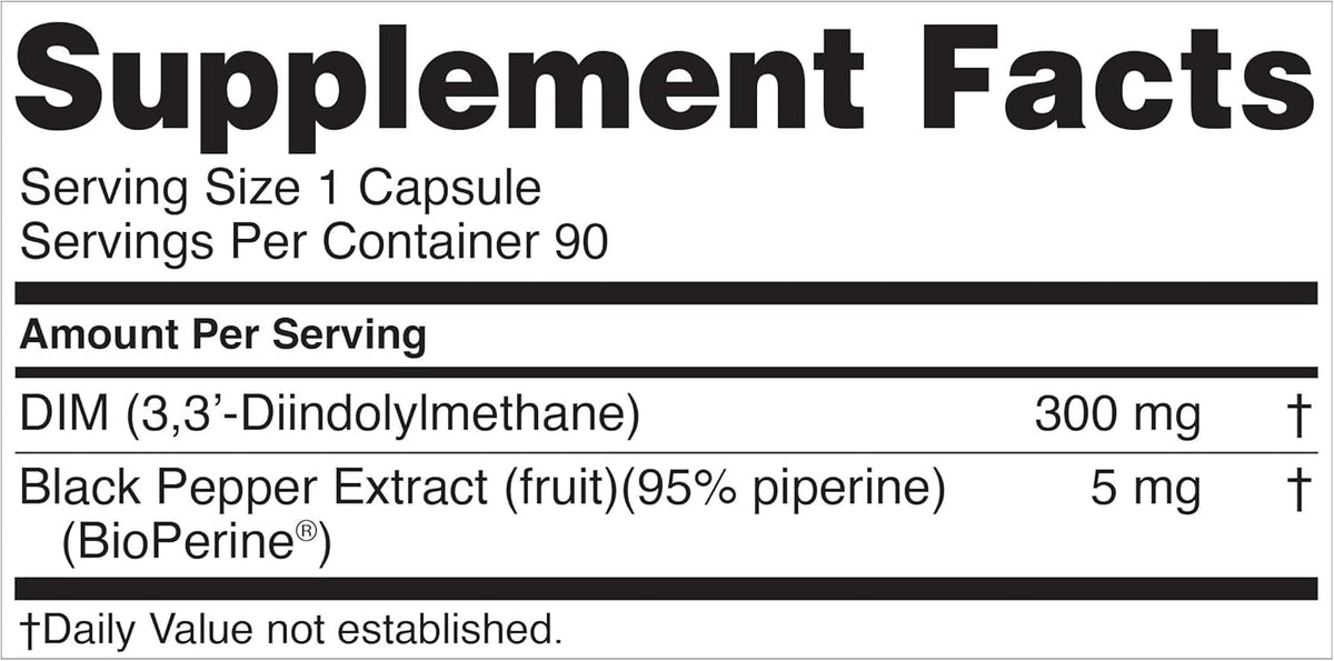 Nugenix Essentials DIM 305 mg con BioPerine – 90 Cápsulas – Image 6
