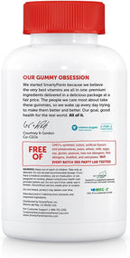 SmartyPants Kids Complete Gummy Vitamins: Multivitamínico y Omega 3 DHA/EPA, Metil B12, Vitamina D3 - 180 gominolas