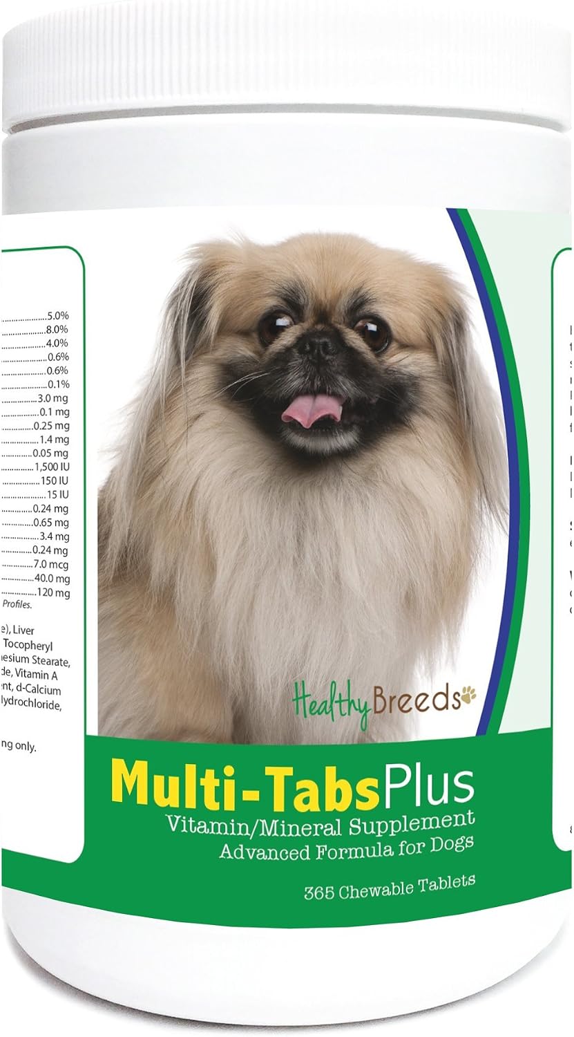 Healthy Breeds Pekingese Multi-Tabs Plus Chewable Tablets 365 Count