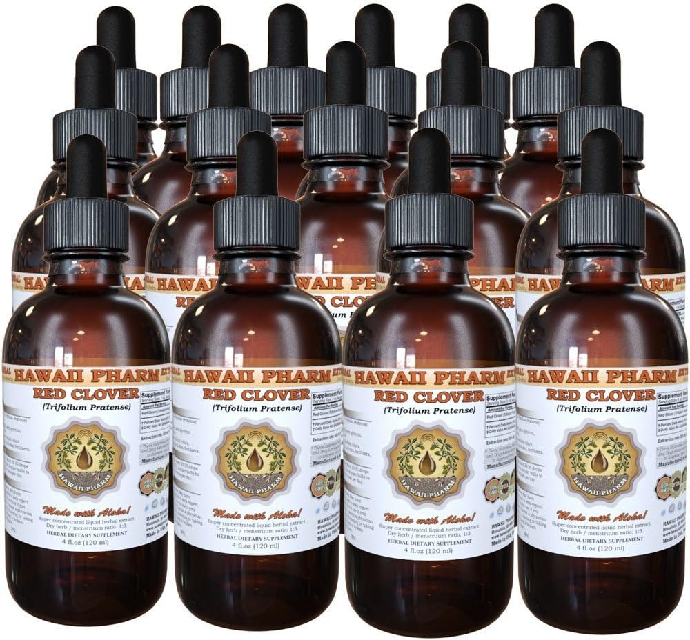 HawaiiPharm Red Clover (Trifolium Pratense) Liquid Extract, 118 ml