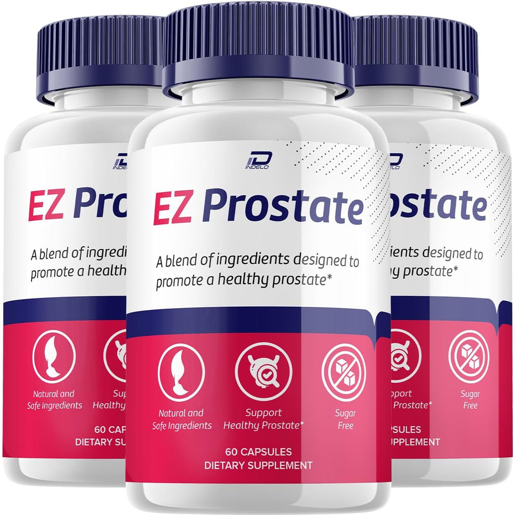 EZ Prostate Supplement for Men – EZProstate Pills Advanced Formula (3 Pack - 180 Cápsulas)