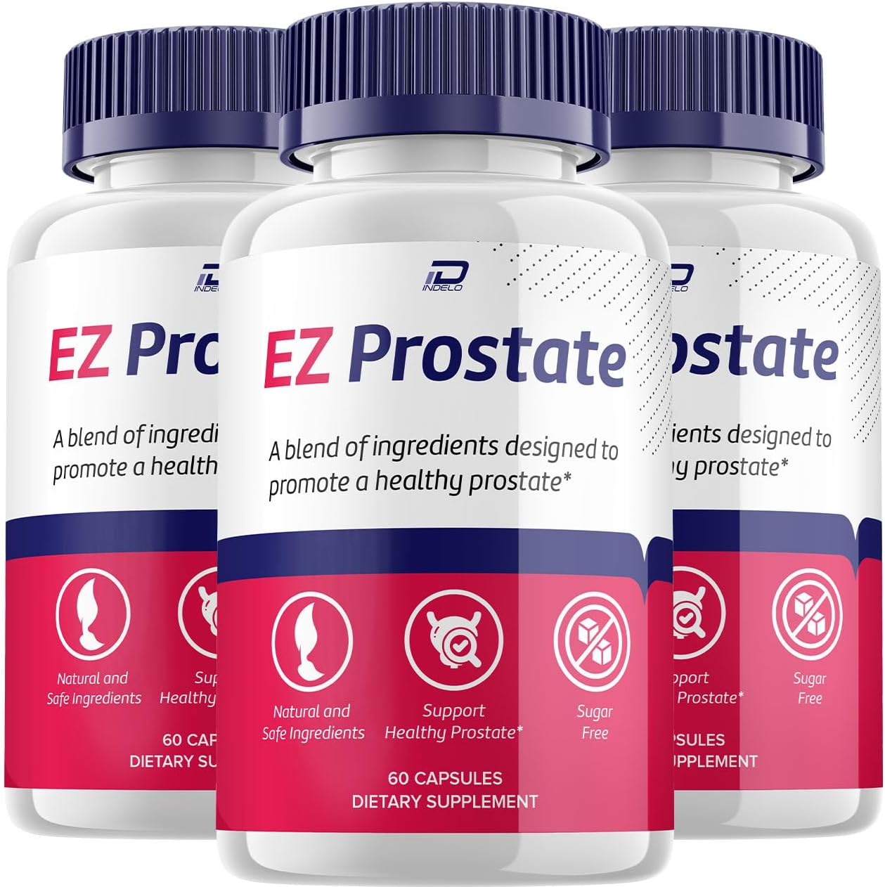 EZ Prostate Supplement for Men – EZProstate Pills Advanced Formula (3 Pack - 180 Cápsulas)