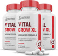 Vital Grow XL Pills 1484MG - Fórmula Avanzada para Hombres (3 Paquetes, 180 Cápsulas)