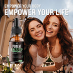 Potent Stream Drops - Suplemento Líquido para la Salud de la Próstata (Pack de 3 - 3 Meses de Suministro)