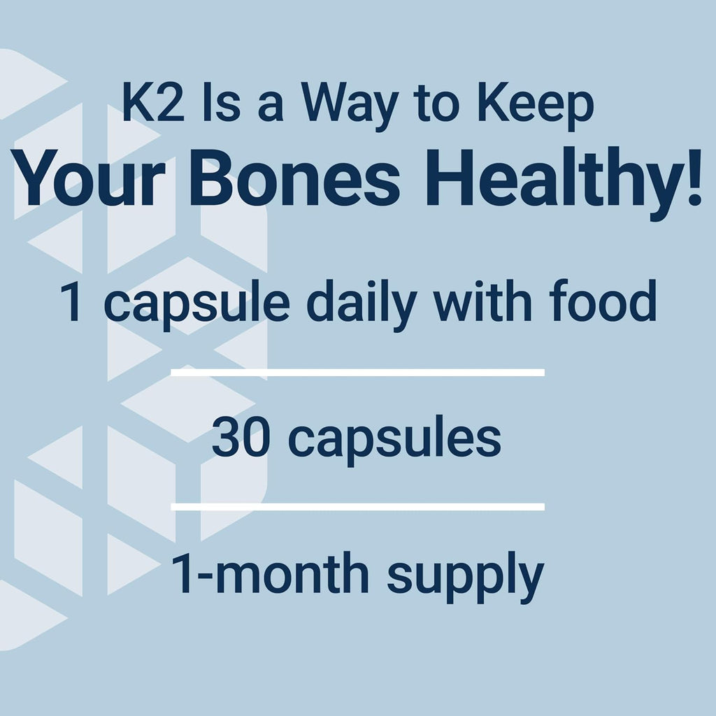 Life Extension Mega Vitamina K2 - 45 mg, 30 Cápsulas