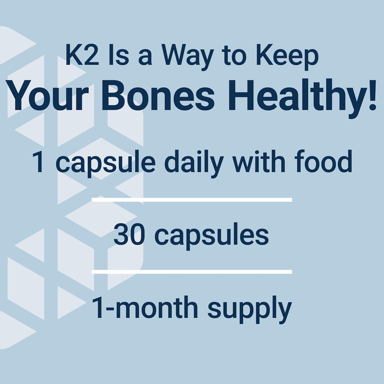 Life Extension Mega Vitamina K2 - 45 mg, 30 Cápsulas
