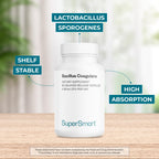 Supersmart Bacillus Coagulans Probiótico - 4.000M UFC - 60 Cápsulas de Liberación Retardada