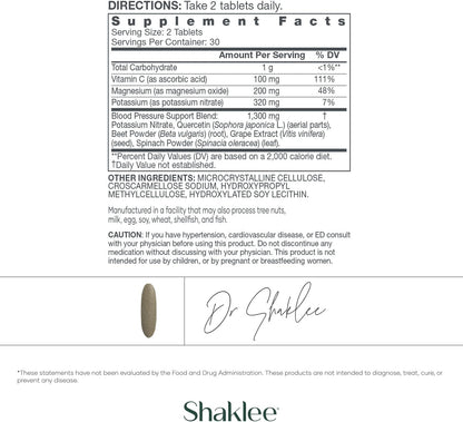 Shaklee Blood Pressure – 60 comprimidos – Image 3