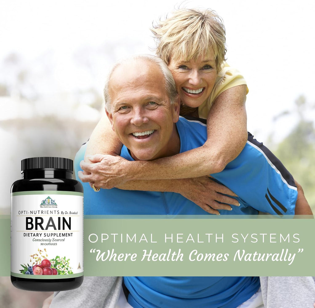 Optimal Health Systems Brain – Complejo Nootrópico Avanzado, 90 Cápsulas
