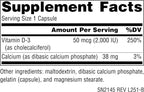 Source Naturals Vitamina D3 2000 UI - 200 Cápsulas