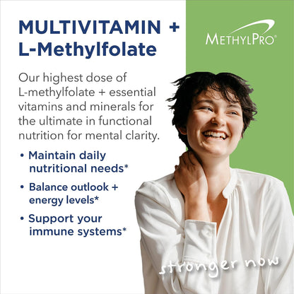 MethylPro Multivitamin + L-Metilfolato 15 mg - 30 Cápsulas