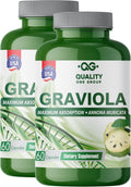 GRAVIOLA MAX - Extracto de Graviola (Annona muricata) - Complemento antioxidante - 2 unidades