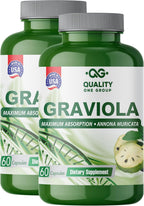 GRAVIOLA MAX - Extracto de Graviola (Annona muricata) - Complemento antioxidante - 2 unidades