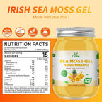 OALSE Gel de Musgo Marino Sabor Mango y Piña - 525 g - Suplemento Natural con 102 Minerales