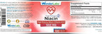 Wonder Laboratories Niacin High Potency Extended Release 500 mg, 100 Tablets