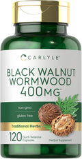 Carlyle Wormwood Black Walnut | 120 Cápsulas | Complejo Herbario